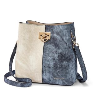 BOSTANTEN Ladies’s Vegan Leather-based Crossbody Bucket Bag with A number of Pockets