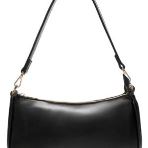 NIUEIMEE ZHOU Ladies’s Retro Vegan Leather-based Shoulder Bag – Traditional Clutch Tote Purse with Zipper Closure